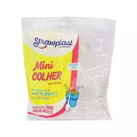 MINI COLHER CRISTAL 100 unidade