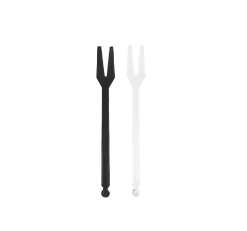 GARFO APERITIVO CHURRASCO PREMIUM PRETO 180 UNIDADES