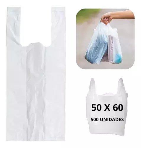 SACOLA PLASTICA VIRGEM 50X60