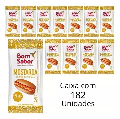SACHE MOSTARDA - 7GR - 182 - BS