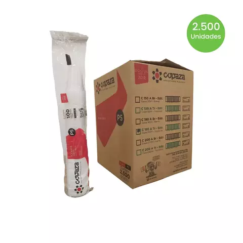 COPAZA COPO 180ml ABNT2012 TR CAIXA COM 3000