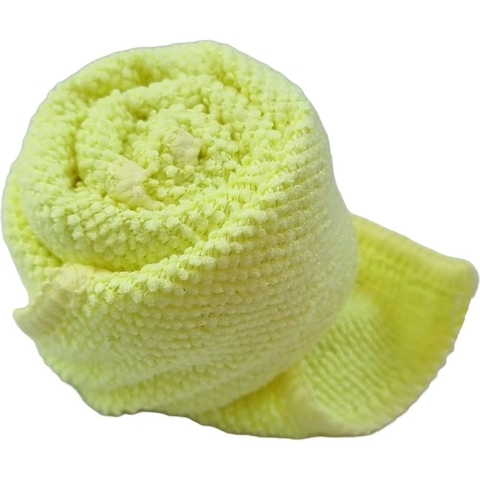 Flanela de Microfibra 30x30 Lisa AMARELA