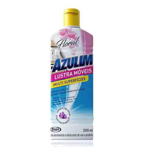 LUSTRA MOVEIS AZULIM FLORAL 200ML