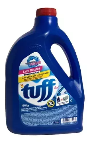 TUFF LAVA ROUPAS CONCENTRADO 3L CLEAR