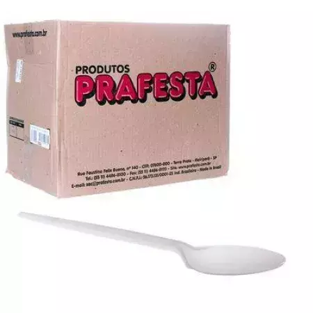 COLHER SOBREM. 01X1000 BRANCA