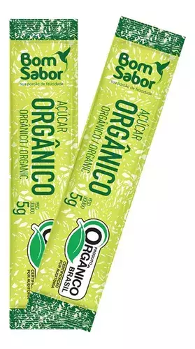 SACHE ACUCAR CRISTAL ORGANICO 5G 200UN - BS