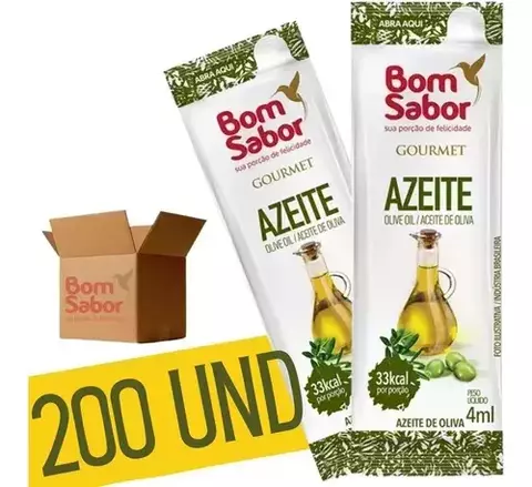 SACHE AZEITE - 4ML- 200UN - BS