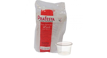 Pote Redondo 145ML com sobretampa