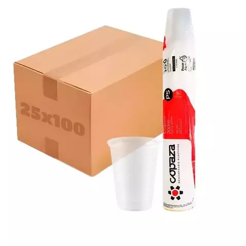 COPAZA COPO C-200 - TRANSLÚCIDO CAIXA COM 3000