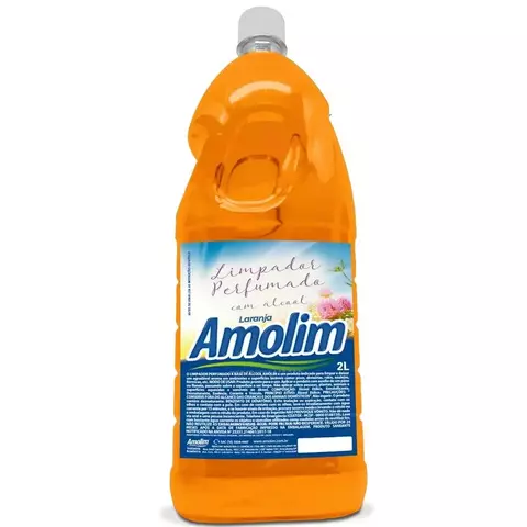 LIMPADOR PERF. A BASE DE ALCOOL CITRONELA AMOLIM 2L