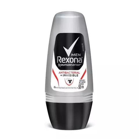 Desodorante Roll-On Rexona Men 50mL Antibac Invisible