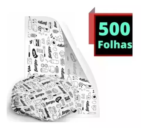 PRA LANCHE 30X38 IMPR. C/PELICULA-KBF25gm C/500