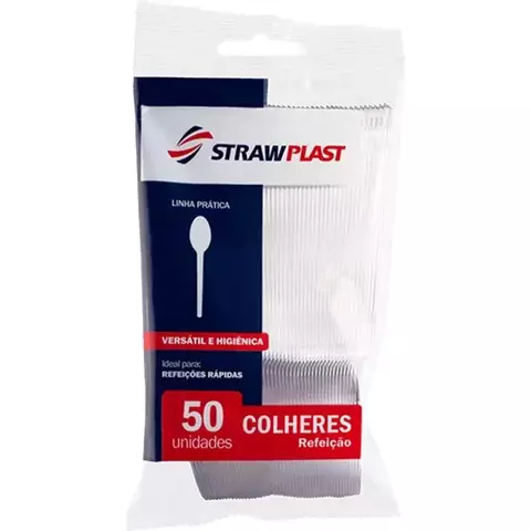 COLHER REFEICAO CRISTAL 50 UNIDADES