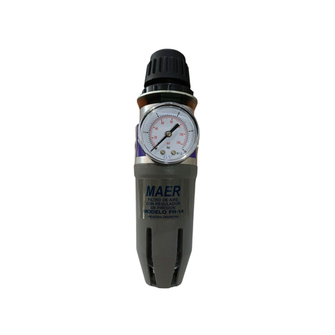 Filtro Con Regulador 1/4" FR-14 Maer - comprar online