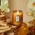 Mini Vela Pote em Vidro Relevo Baltic Amber - comprar online