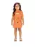 VESTIDO MEIA MALHA LARANJA NEON - comprar online