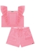 Imagem do CONJUNTO DE BLUSA CROPPED EM CANELADO MAUI E SHORTS EM SARJA ONIX COM ELASTANO