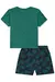 CONJUNTO DE CAMISETA EM MALHA MELANGE E BERMUDA EM NYLON HIDRONATIC TWILL COM ELASTANO - loja online