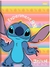 CADERNO 1/4 BROCURA CAPA DURA STITCH 80 FOLHAS