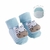 Meias antiderrapantes com chocalho zebrinha azul buba 12732 na internet