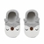 Pantufa de Raposa Infantil Antiderrapante 9 A 12 meses Cinza 17020 - Buba