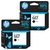 Kit com 2 Cartucho Tinta HP 667 Preto 2ml 3YM79AB Original