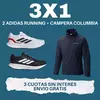 IMPERDIBLE 3X1 ADIDAS RUNNING + CAMPERA COLUMBIA