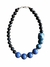 COLLAR DE PIEDRAS Y PERLAS ACRILICAS