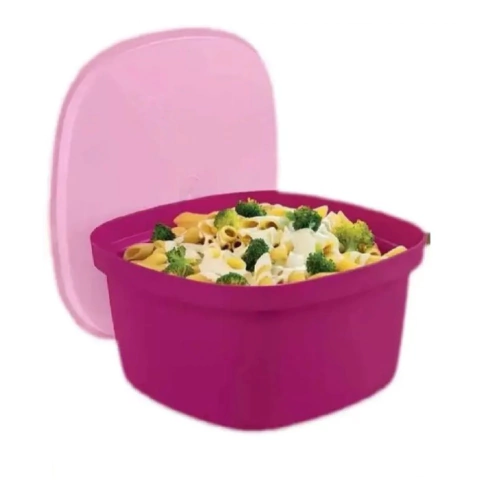 Travessa Quadrada Actualite 2,5 litros Rosa Tupperware