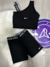 CONJUNTO NIKE PRO PRETO - TOP LARGUINHO + SHORT - comprar online