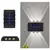 6LED Solar Lights, Outdoor Atmosphere Wall Lamp,Up And Down Light Control for Ga en internet