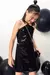 Vestido Juvenil Para Festa em Paetê - comprar online