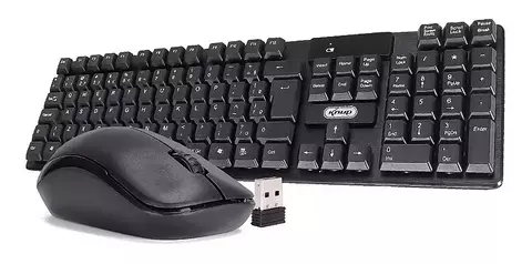 Kit Teclado + Mouse sem fio KP-2063