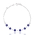 Pulseira 6 Olho Grego Central Azul Mista - comprar online