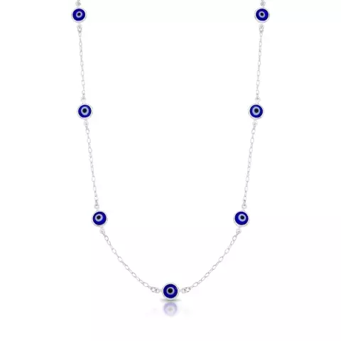 Choker Mista 7 Olhos Gregos Azul - comprar online
