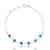Pulseira 6 Olho Grego Central Celeste Mista - comprar online