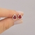 Conjunto Ponto de Luz Gota Vermelho de Prata - loja online