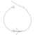 Pulseira Avião Liso de Prata - comprar online