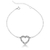 Pulseira Coração Cravejado de Prata Inspired - comprar online