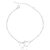 Pulseira Dois Corações de Prata - comprar online