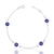 Pulseira 4 Olho Grego Separado Azul Mista - comprar online