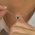 Imagem do Conjunto Coração Verde de Prata