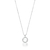Colar Ponto de Luz Cristal de Prata - comprar online