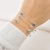 Pulseira 4 Olho Grego Separado Azul Mista - loja online