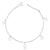Pulseira com Chapinha Redonda de Prata - comprar online