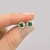 Conjunto Circulo Cravejado de Prata Verde - loja online