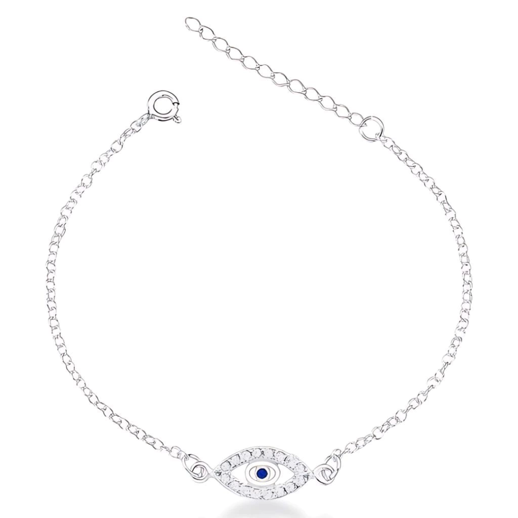 Pulseira Olho Grego Cravejado