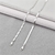 Pulseira Laminada Trancada 2 fios de Prata - loja online