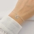 Pulseira Círculo Cravejado Infinito de Prata na internet