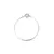 Bracelet Life Coração Cravejado 2.4mm Rígido - comprar online